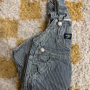 Vintage OshKosh B'gosh Railroad Striped Overalls